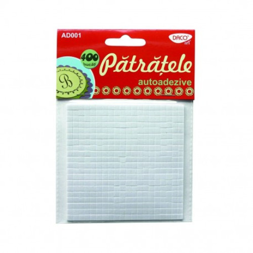 ACCESORII CRAFT - AD001  PATRATELE AUTOADEZIVE
