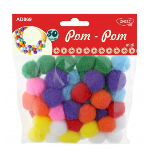 ACCESORII CRAFT - AD069 POM POM MIDI DACO 