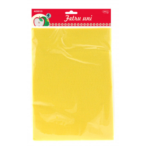 ACCESORII CRAFT - AD081G FETRU UNI SET4 GALBEN