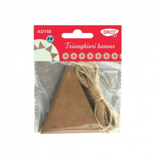 ACCESORII CRAFT - AD158 ETICHETE TRIUNGHIURI BANER DACO