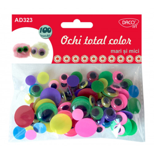 ACCESORII CRAFT - AD323 OCHI TOTAL COLOR MARI SI MICI DACO