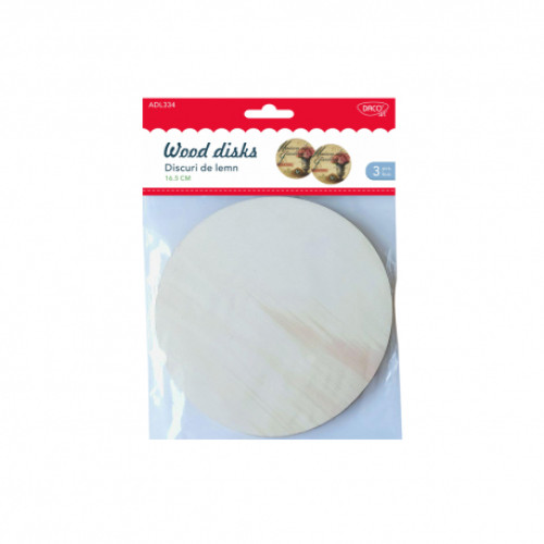 ACCESORII CRAFT - AD334 DISC DE LEMN 16.5CM DACO