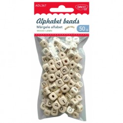 ACCESORII CRAFT - AD367 MARGELE ALFABET DE LEMN DACO