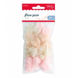 ACCESORII CRAFT - AD428 POMPOM TULLE DACO