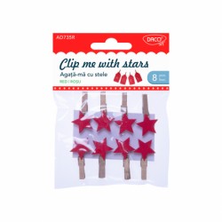 ACCESORII CRAFT - AD735R AGATA-MA CU STELE ROSU DACO