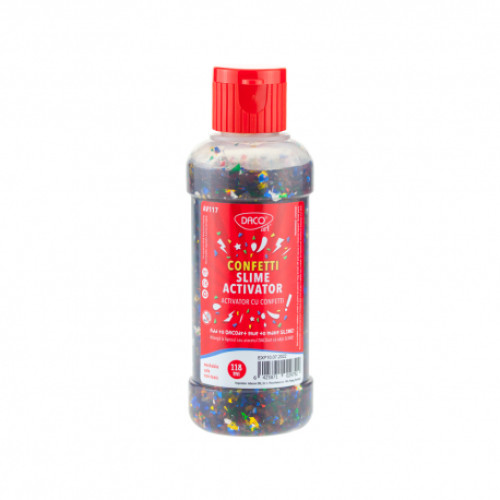ACTIVATOR SLIME CU CONFETTI 118ML DACO AV117
