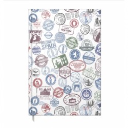 AGENDA A5 NEDATATA TRAVEL STAMPS
