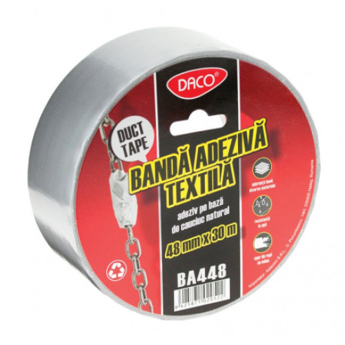 BANDA ADEZIVA TEXTILA DUCT TAPE 48/30 DACO BA448