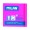 BLOC NOTES ADEZIV 76X76 NEON ROZ