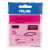 BLOC NOTES ADEZIV PLASTIC 76X76 ROZ MILAN