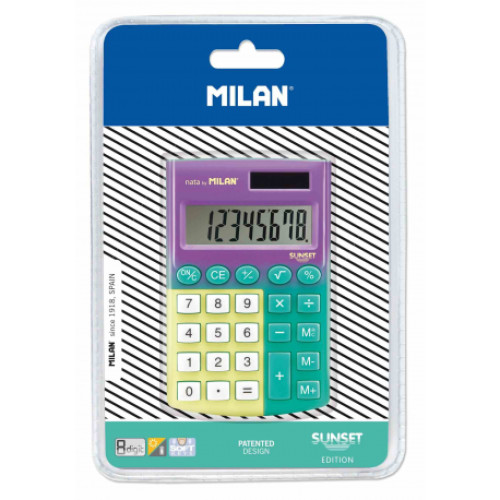 CALCULATOR 8 DG MILAN SUNSET GALBEN
