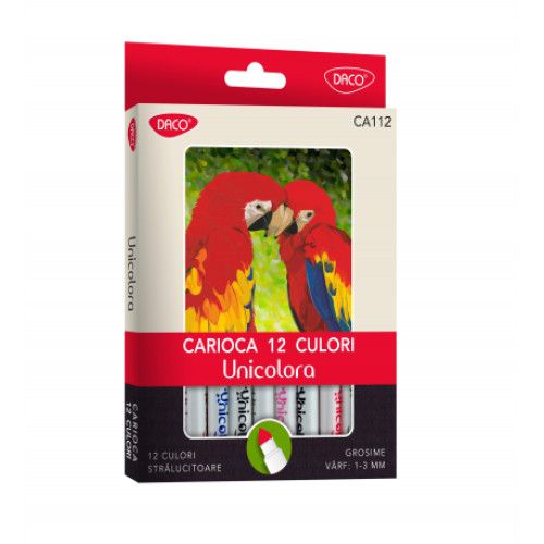 CARIOCA 12C VARF CONIC UNICOLORA DACO CA112