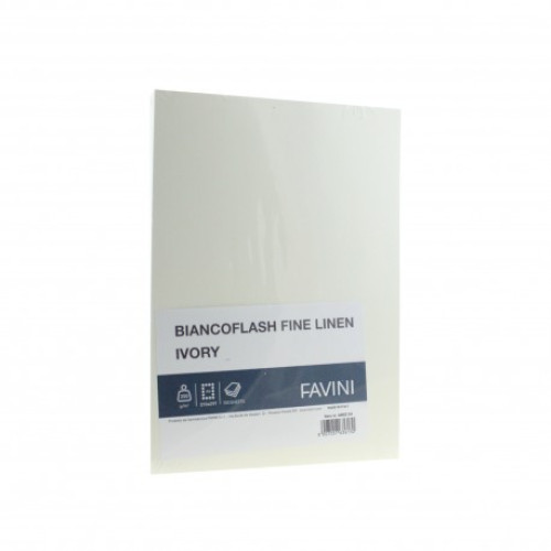 CARTON CARTI VIZITA A4 250G/MP 100COLI IVORY TEXTURAT 