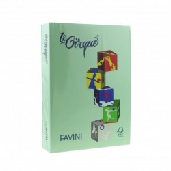CARTON COLOR 160G/MP A4 107 VERDE DESCHIS FAVINI 