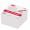 CUB HARTIE ALB 9X9CM  500COLI DACO CH500