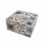 CUB HARTIE ALB CU SUPORT CARTON MANDALA TILES