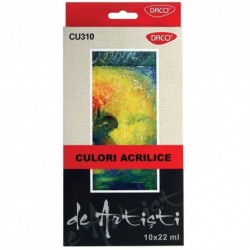 CULORI ACRIL 10C 22ML ARTIST DACO CU310
