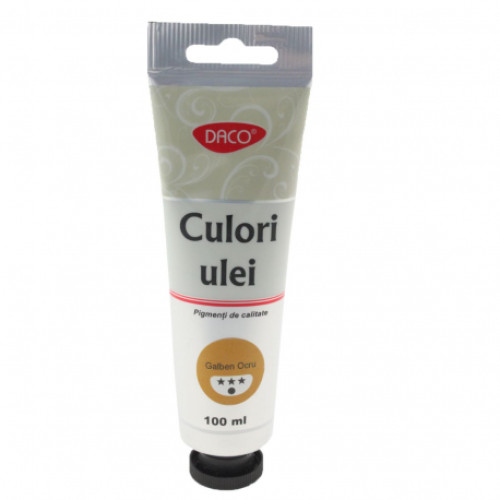 CULORI ULEI 100ML DACO GALBEN OCRU CU4100GO