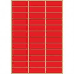 ETICHETE AUTOADEZIVE A4 COLOR ROSU