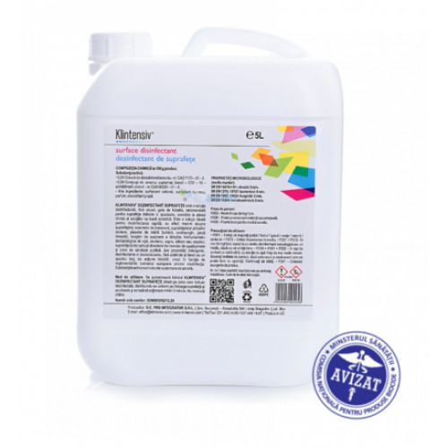 GEL DEZINFECTANT PENTRU SUPRAFETE 5L KLINTESIV