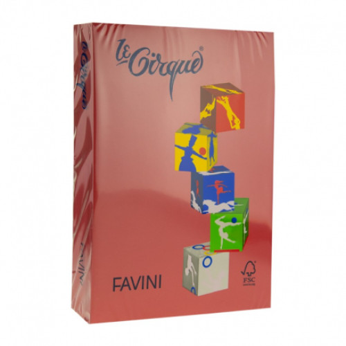 HARTIE A3 COLORATA 80G/MP 209 ROSU FAVINI 