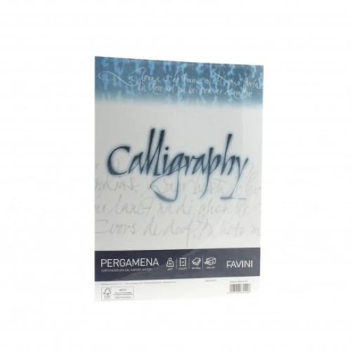 HARTIE CALIGRAFICA 90G/MP A4 50COLI ALB FAVINI PERGAMENA 