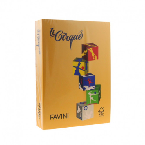 HARTIE COLORATA 80G/MP A4 201 GALBEN AURIU FAVINI 