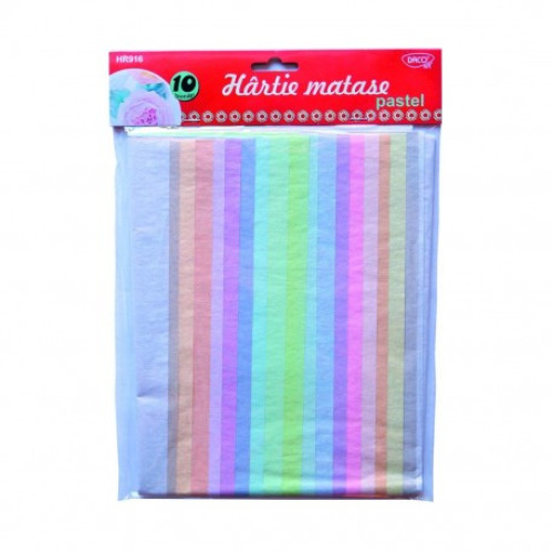 HARTIE MATASE PASTEL  10 COLI, 10 CUL. DACO HR916