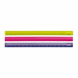 LINIAR 15 CM TRIUNGHIULAR COLOR MILAN