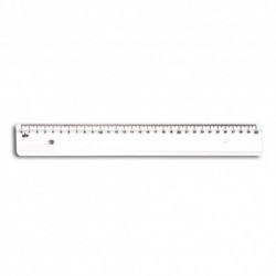 LINIAR 30 CM RIO TRANSPARENT 203
