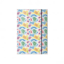 MAPA CARTON LAMINAT CU ELASTIC COLORFUL WAVES