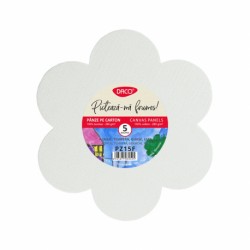 PANZA PICTURA PE CARTON SET 5 FLOARE PZ15F