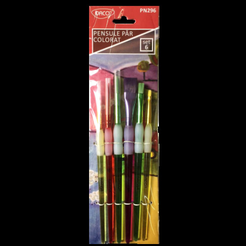 PENSULE SET 6 PAR SINTETIC COLORAT DACO PN296
