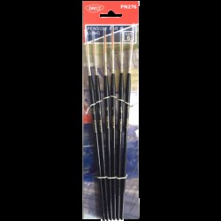 PENSULE SET 6 PAR SINTETIC VARF LUNG DACO PN276