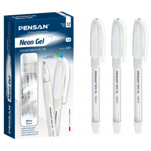 PIX PENSAN GEL NEON ALB