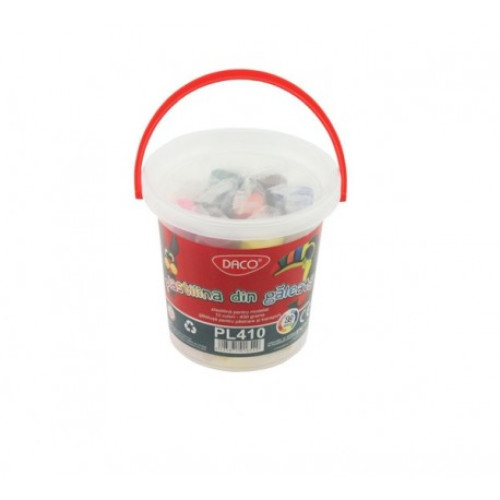 PLASTILINA 10C 400G DACO PLASTILINA DIN GALEATA PL410