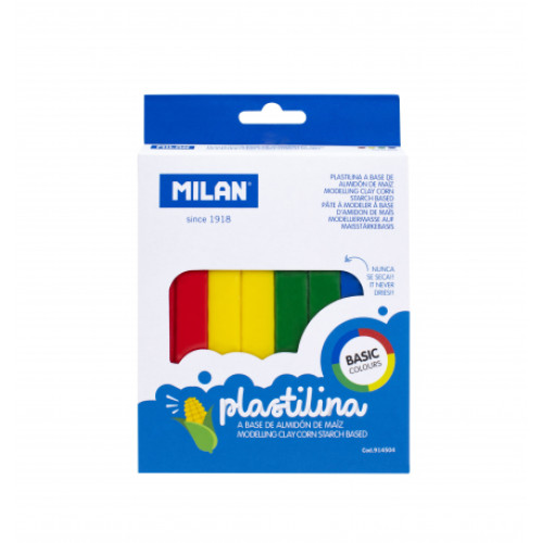 PLASTILINA 4C 330G MILAN