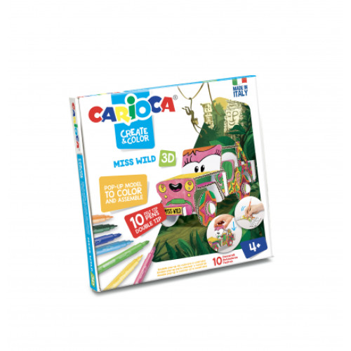 SET 3D + 10 CARIOCI MS.WILD CARIOCA 42906