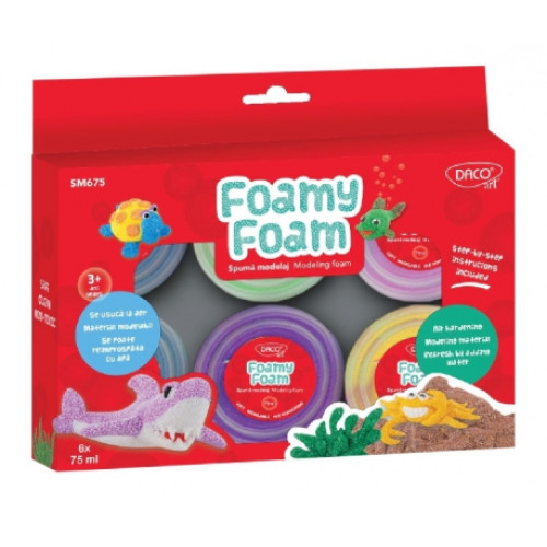 SPUMA MODELAJ 6X75ML FOAMY FOAM SM675 DACO