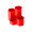 SUPORT BIROU 4 COMPARTIMENTE PLASTIC ROSU ECADA 95104R