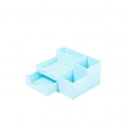 SUPORT BIROU 5 COMPARTIMENTE PLASTIC VERDE TURCOAZ ECADA 95105VT