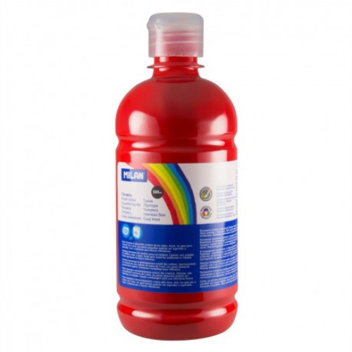 TEMPERA 500 ML MILAN ROSU VERMILION