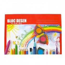 BLOC DESEN A3 160G 16 COLI POLICROMIE