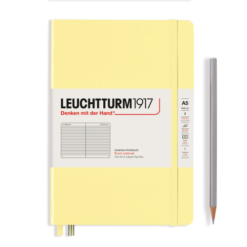 CAIET A5 DR COP. RIGIDA VANILIE LEUCHTTURM