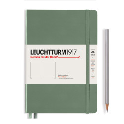 CAIET A5 VELIN COP. RIGIDA OLIVE LEUCHTTURM