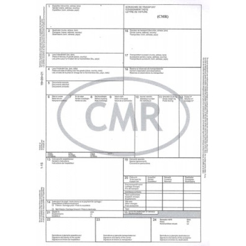 CMR TRANSPORT MARFA IN TRAFIC NATIONAL 3 EX