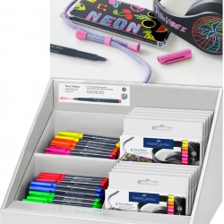 DISPLAY 120 BUC MARKER CREATIV NEON FABER-CASTELL