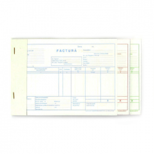 FACTURA A5 CU TVA GOLD