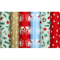 HARTIE AMBALAJ ROLA 70CM X 2M COSY COTTAGE ROTOLUX