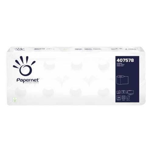 HARTIE IGIENICA ALBA 3STR 10/SET PAPERNET